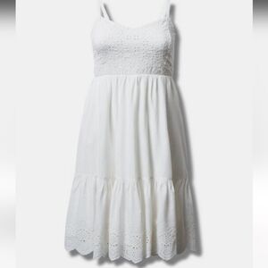 Torrid Festi Eyelet Dress, size 2.